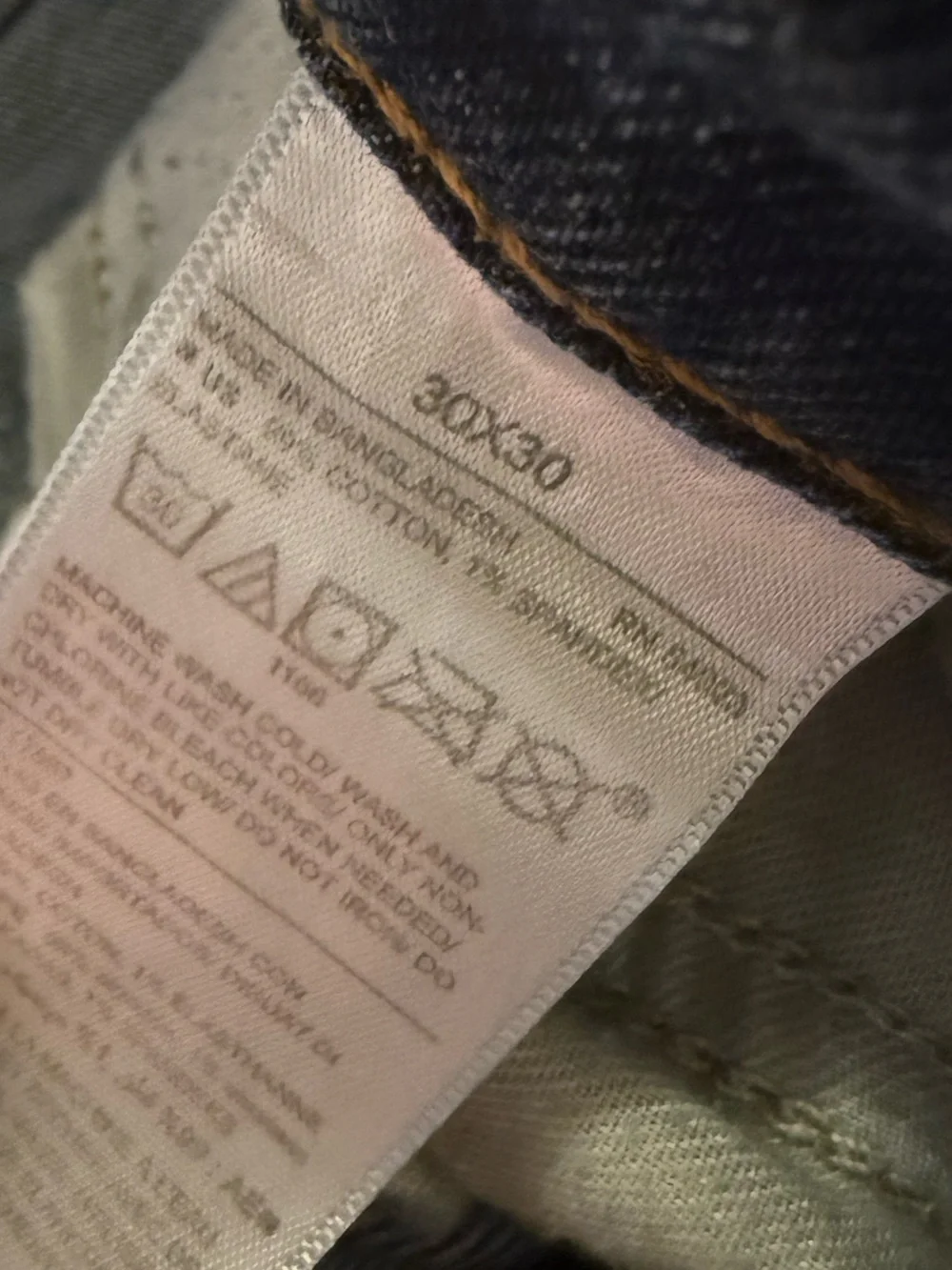 Old Navy Men's Medium Wash Loose Built-In Flex Jeans - 30x30